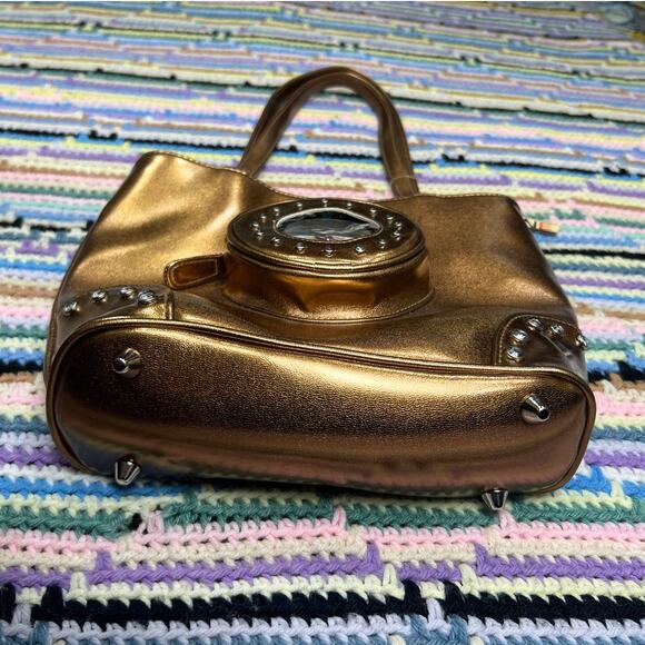 y2k Far Nine Bronze Clock Purse - Picture 4 of 12